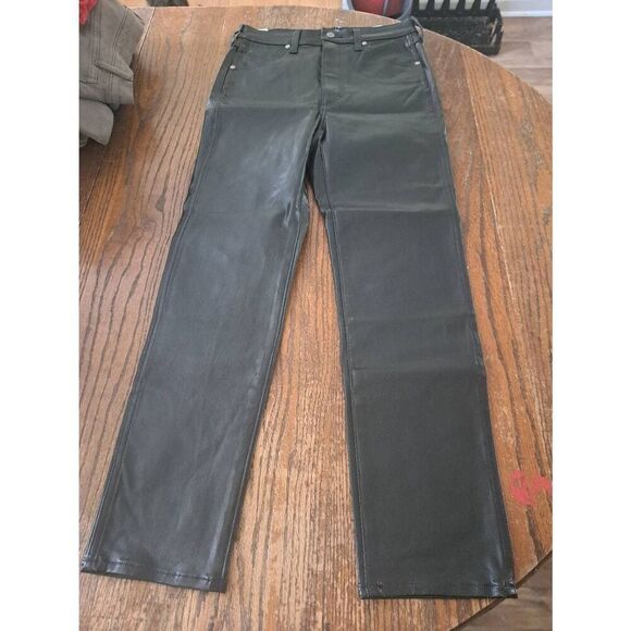 Wrangler Denim - New Wrangler Walker 677 Jeans Size 27M Black Coated High Rise Slim Fit Pants